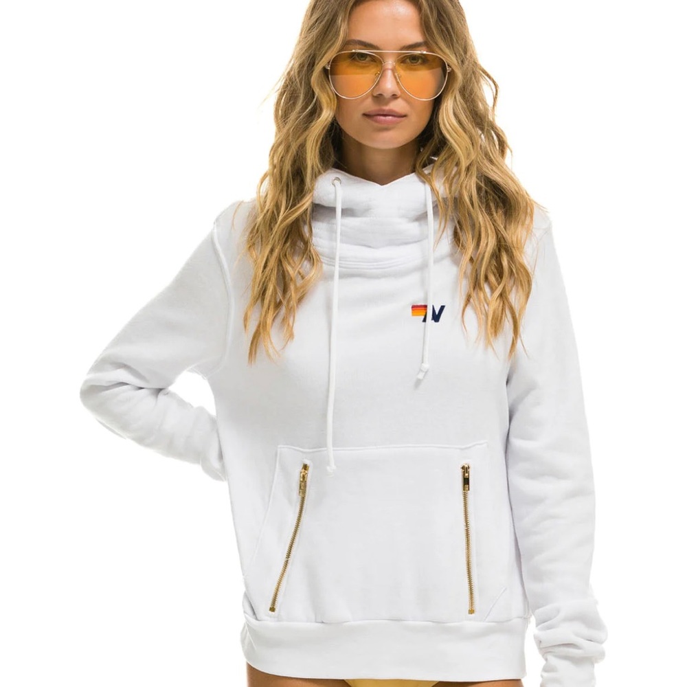 White Aviator Nation Ninja sweater